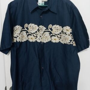 Billabong short sleeve Hawaiian style Button Down Casual Shirt